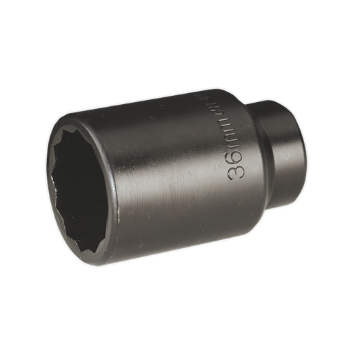 [SX006] Sealey Premier Bi-Hex Deep Impact Socket 1/2"Sq Drive 36mm