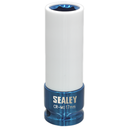 [SX03017] Sealey Alloy Wheel Impact Socket 1/2"Sq Drive 17mm