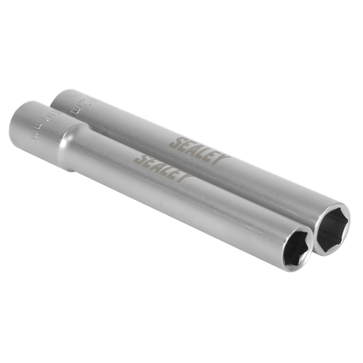 [SX1012] Sealey Extra-Deep Socket Set 3/8"Sq Drive 2pc
