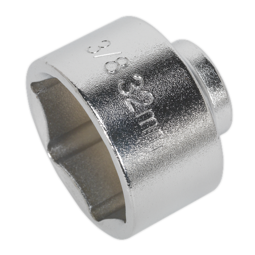 [SX113] Sealey Low Profile Oil Filter Socket 3/8"Sq Drive 32mm