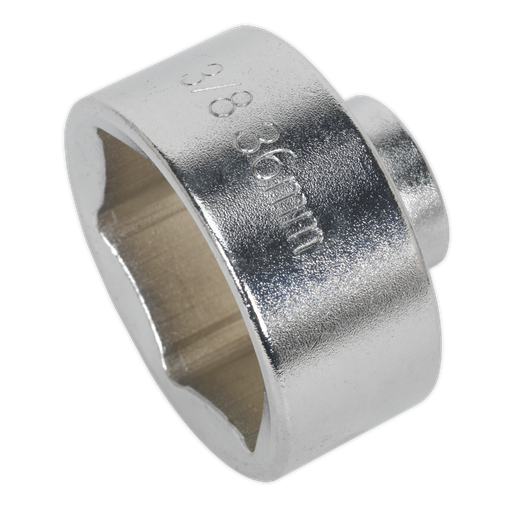 [SX114] Sealey Low Profile Oil Filter Socket 3/8"Sq Drive 36mm