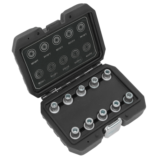 [SX208] Sealey Locking Wheel Nut Key Set for BMW & Mini 10pc