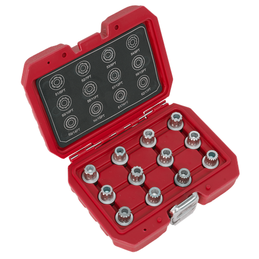 [SX224] Sealey Locking Wheel Nut Key Set for VW 12pc