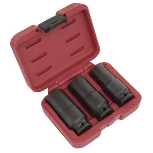 [SX319] Sealey Deep Weighted Impact Socket Set 1/2"Sq Drive 3pc