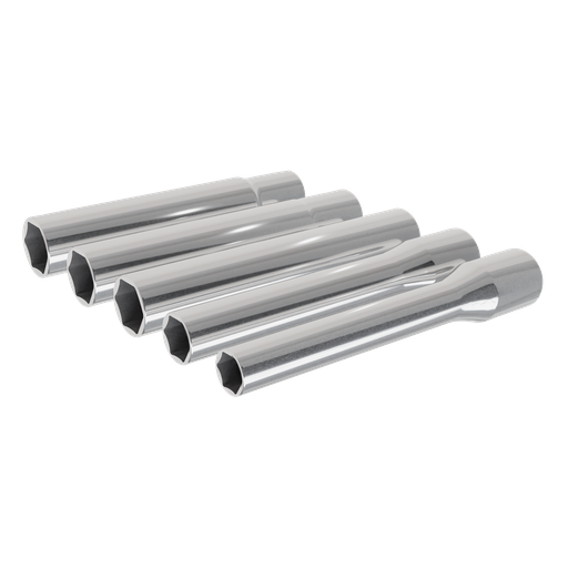 [SX814] Sealey Extra-Deep Socket Set 3/8"Sq Drive 5pc