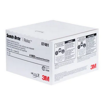 [MMM.07481] 3M 50mm Medium Scotch Brite Red Roloc Surface Conditioning Disc 