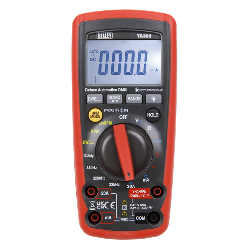 [TA302] Sealey 12-Function Digital Automotive Multimeter with Inductive Coupler