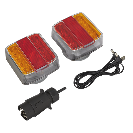 [TB18LEDW] Sealey Wireless SMD LED Trailer Light Set 2pc
