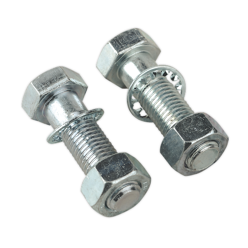 [TB27] Sealey Tow-Ball Bolts & Nuts M16 x 55mm - Pack of 2