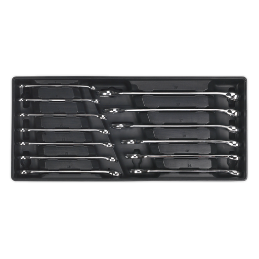 [TBT01] Sealey Premier Combination Spanner Set with Tool Tray 13pc