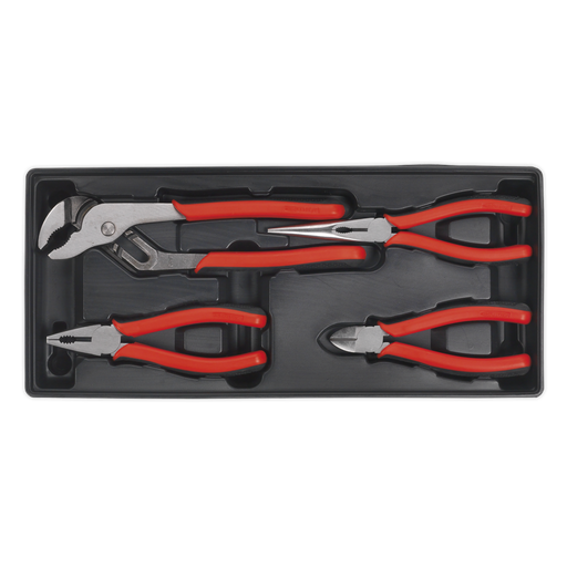 [TBT02] Sealey Premier Pliers Set with Tool Tray 4pc