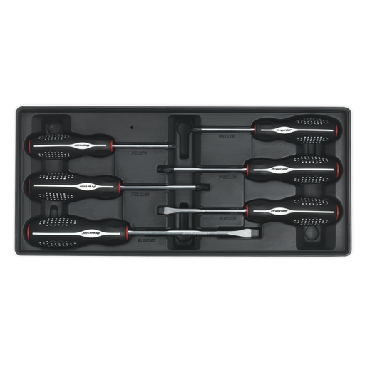 [TBT14] Sealey Premier Screwdriver Set with Tool Tray 6pc