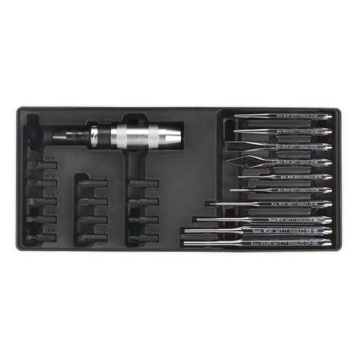 [TBT18] Sealey Premier Punch & Impact Driver Set with Tool Tray 25pc