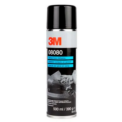 [MMM.08080] 500ml 3M Clear Adhesive Aerosol (Each)