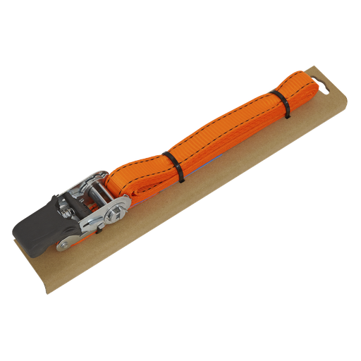 [TD0635E] Sealey Ratchet Strap Polyester Webbing with Corner Protector 25m
