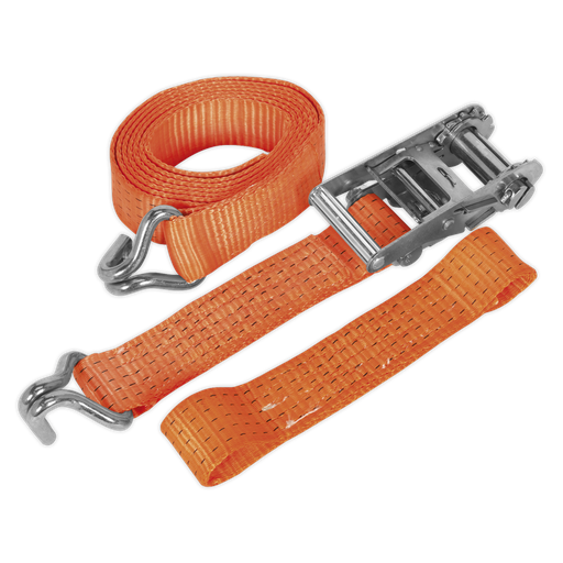 [TDRWA] Sealey Alloy Wheel Car Transporter Ratchet Strap 50mm x 3m 5000kg Breaking Strength