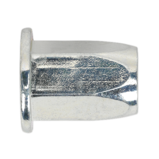 [TIFHM6] Sealey Full Hex Threaded Insert (Rivet Nut) M6 Standard Flange -