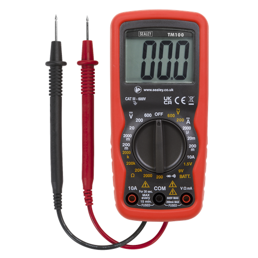 [TM100] Sealey 6-Function Professional Digital Multimeter