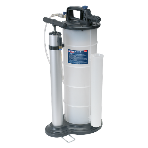 [TP6904] Sealey Manual/Air Vacuum Oil & Fluid Extractor Pump 9L