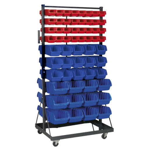 [TPS118] Sealey Mobile Bin Storage System with 118 Bins