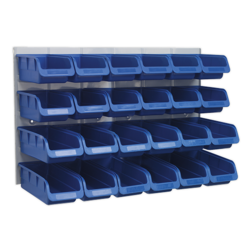 [TPS131] Sealey Bin & Panel Combination 24 Bins - Blue