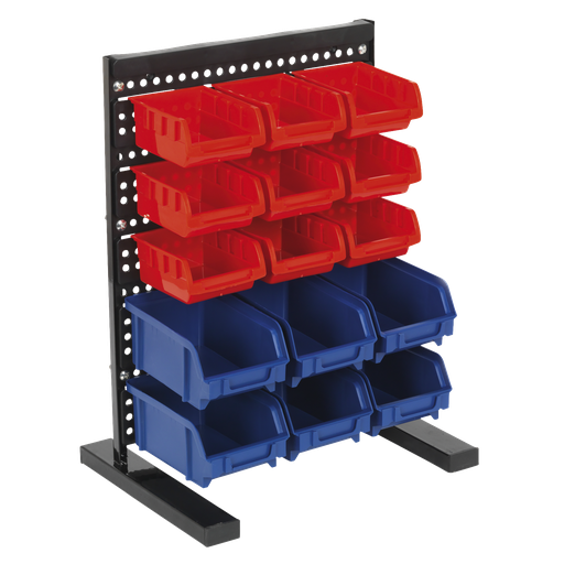 [TPS1569] Bench Mounting Bin Storage System with 15 Bins