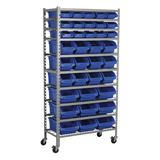 [TPS36] Sealey Mobile Bin Storage System with 36 Bins