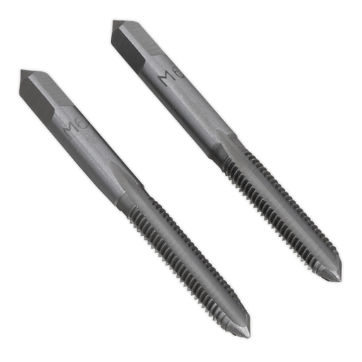 [TSM6] Sealey Taper & Plug Tap Set M6 x 1mm 2pc