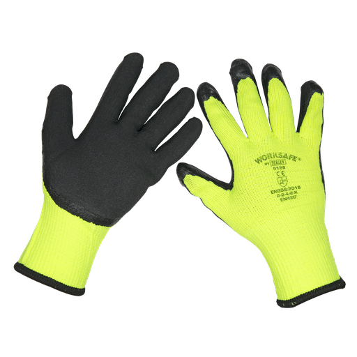 [TSP126/6] Sealey Worksafe® Thermal Super Grip Gloves, Large - Pack of 6 Pairs