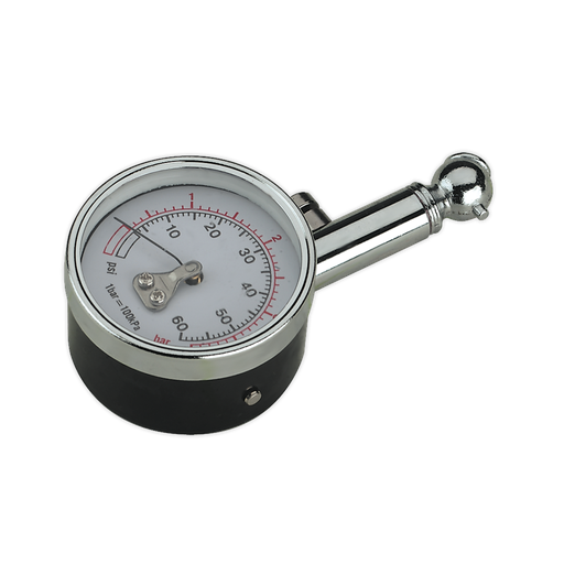 [TST/PG99] Sealey Tyre Pressure Gauge 0-4bar(0-60psi)