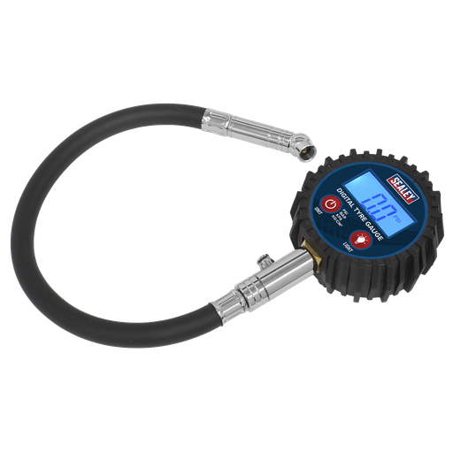 [TST002] Sealey Digital Tyre Pressure Gauge with Push-On Connector