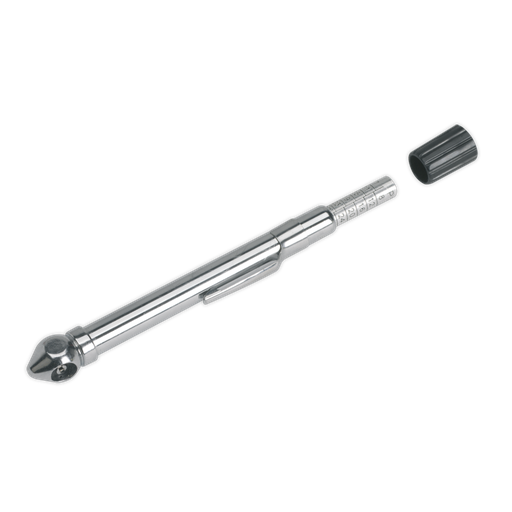 [TSTPG9] Sealey Tyre Pressure Gauge with Pocket-Clip 6-50psi