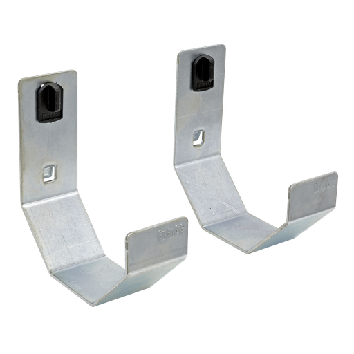 [TTS25] Sealey Pipe Bracket 100mm - Pack of 2