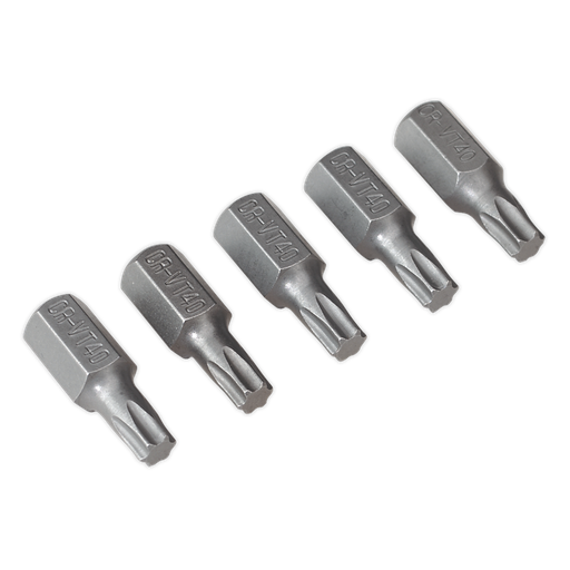 [TX40S5] Sealey Premier Short TRX-Star* Bit T40 - Pack of 5