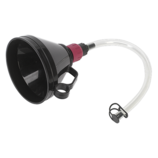 [VFF1] Sealey Valved Flexible Spout Funnel with Filter 160mm