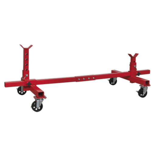 [VMD001] Sealey Adjustable 2-Post Vehicle Moving Dolly 900kg Capacity