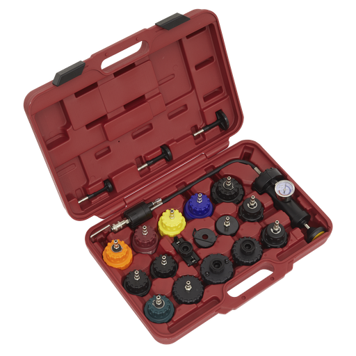 [VS001] Sealey Cooling System Tester Cap System