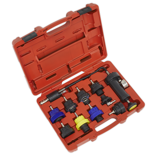 [VS0013] Sealey Cooling System Pressure Test Kit 10pc