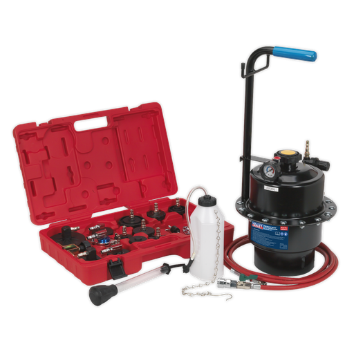 [VS0204] Sealey Pneumatic Brake & Clutch Pressure Bleeder Kit