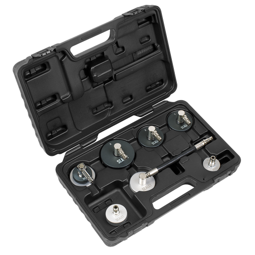 [VS0204C] Sealey Brake & Clutch Pressure Bleeder Cap Set 7pc