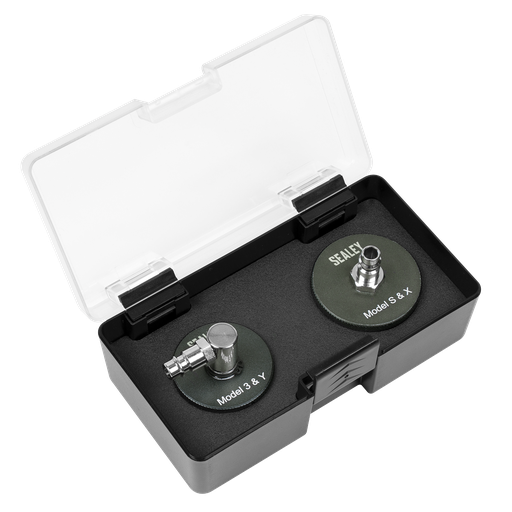 [VS0204T] Sealey Brake Pressure Bleeder Cap Set for Tesla