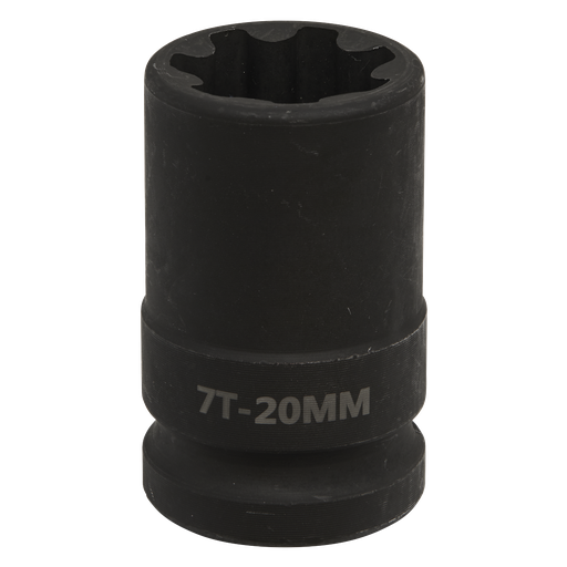 [VS0986] Sealey Brake Caliper Socket 1/2"Sq Drive 20mm 7-Point
