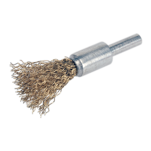 [VS1802] Sealey Flat Top Crimped Wire Decarbonising Brush 13mm