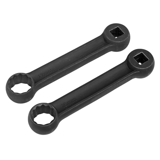 [VS3005] Sealey Engine Mount Spanner for Mercedes 16 & 17mm 2pc