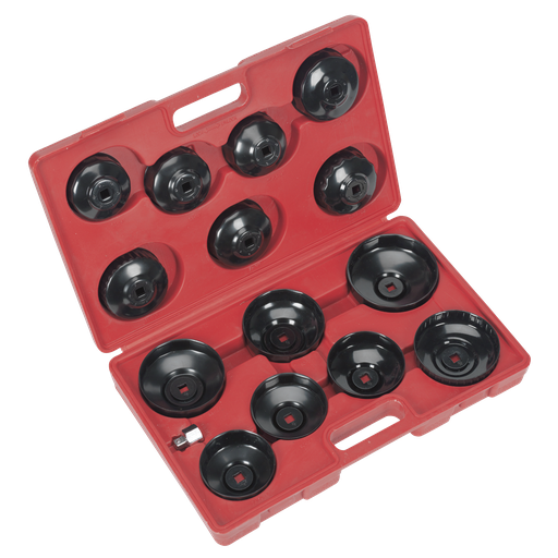 [VS7003] Sealey Oil Filter Cap Wrench Set 15pc