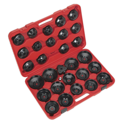 [VS7006] Sealey Oil Filter Cap Wrench Set 30pc