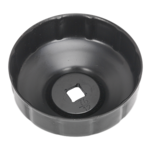 [VS7006.V2-07] Sealey Oil Filter Cap Wrench 76mm x 12 Flutes