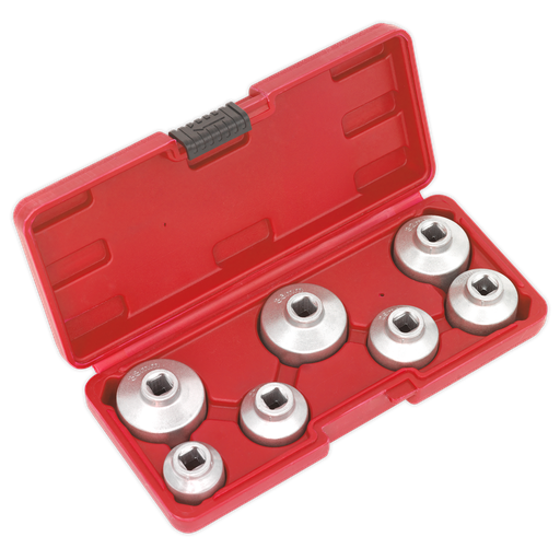[VS7008] Sealey Oil Filter Cap Wrench Set 7pc