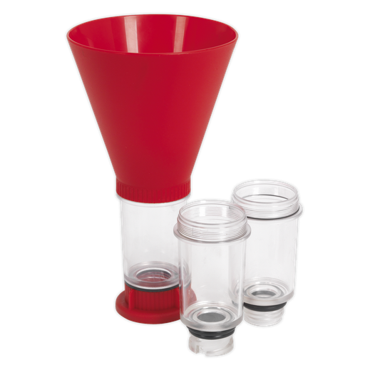 [VS7101] Sealey Engine Oil Funnel 4pc - BMW/Fiat/Ford/Mazda/Mercedes/Toyota/Lexus/VAG