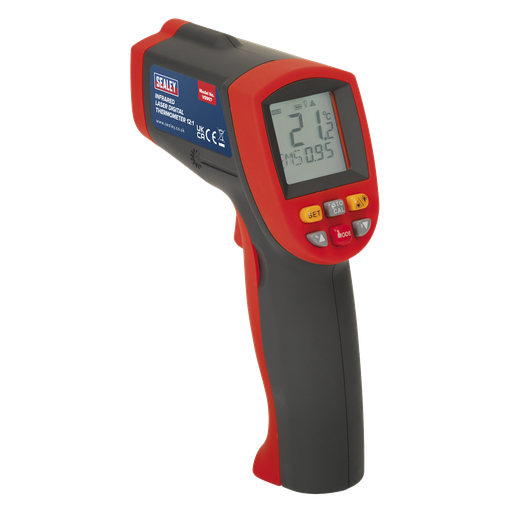 [VS907] Sealey Infrared Laser Digital Thermometer 12:1